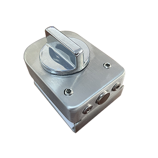 Ground bolt for double glass door